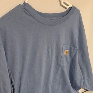 Carhartt Light Blue Crew Neck long sleeve T-Shirt